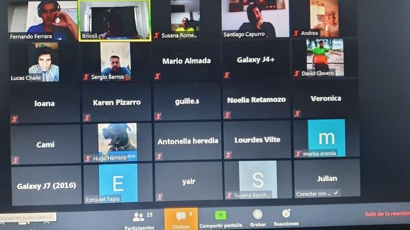 Entrenadores de hockey local se capacitaron vía on-line