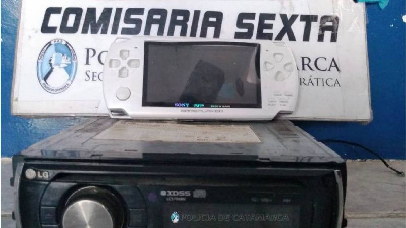 Secuestran un estéreo y una play station