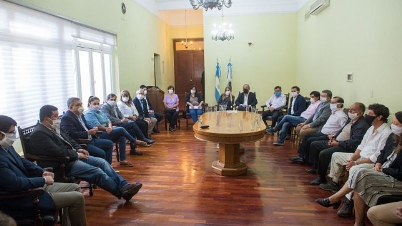 Jalil recibió a diputados