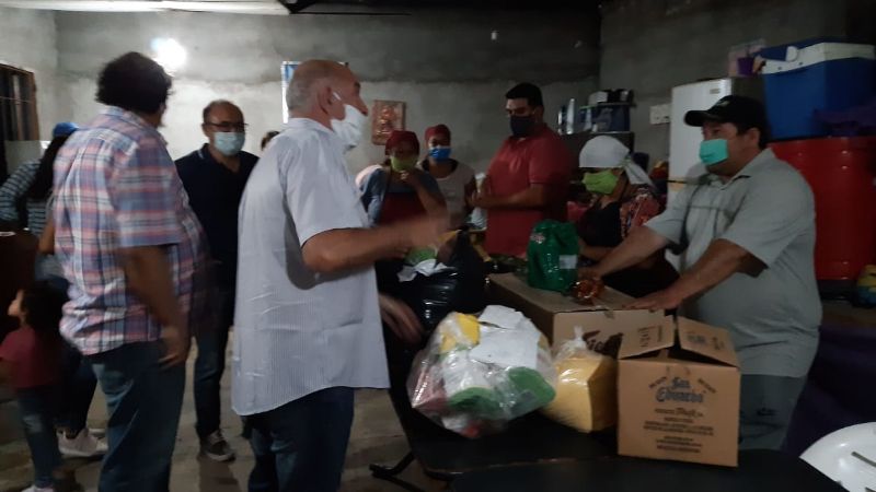 Movimiento social continúa con su tarea solidaria