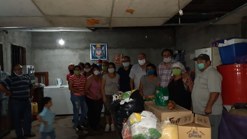 Movimiento social continúa con su tarea solidaria