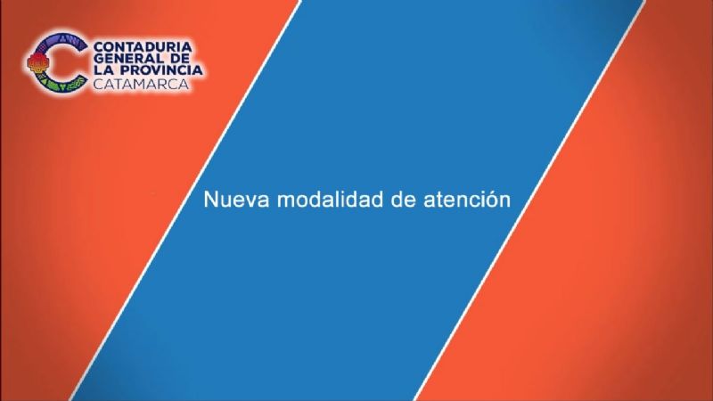 Nueva modalidad de atención de Contaduría General