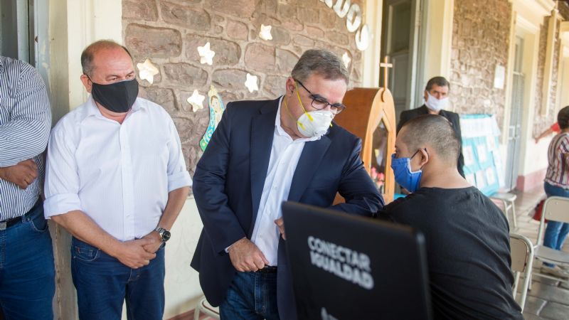 Raúl recorrió Capayán para supervisar preparación ante la pandemia