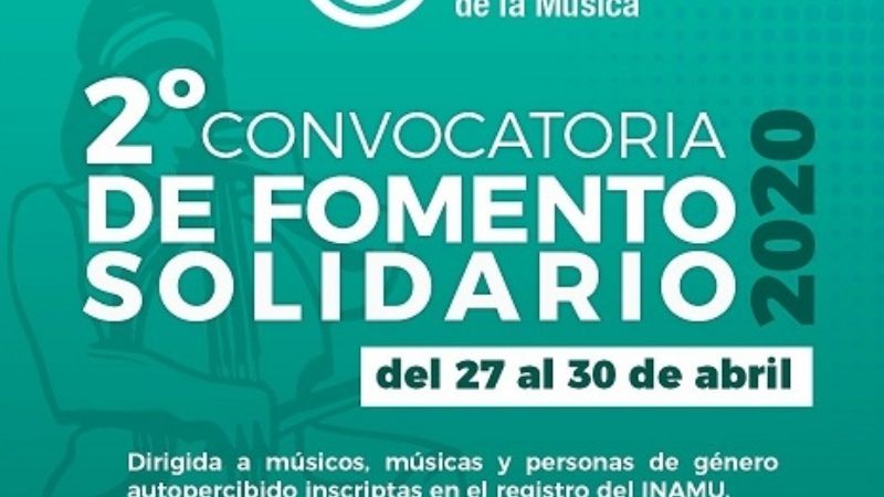 Convocatoria de Fomento Solidario 2020 del INAMU