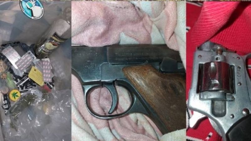 Allanaron una vivienda por un robo y encontraron un kiosko de drogas