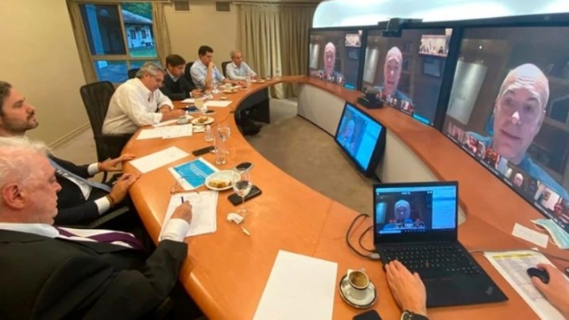 Fernández consiguió el respaldo de gobernadores para extender la cuarentena