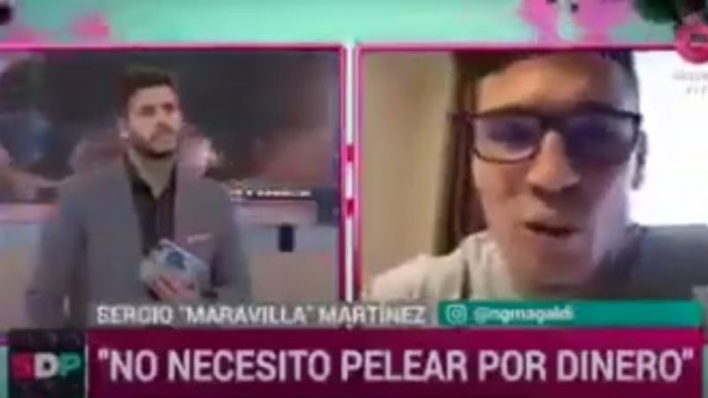 "Maravilla" Martínez recordó cuando las aguas termales de Fiambalá le salvaron la pierna
