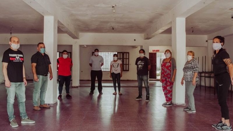 Estudiantes y un gran trabajo solidario por sus vecinos