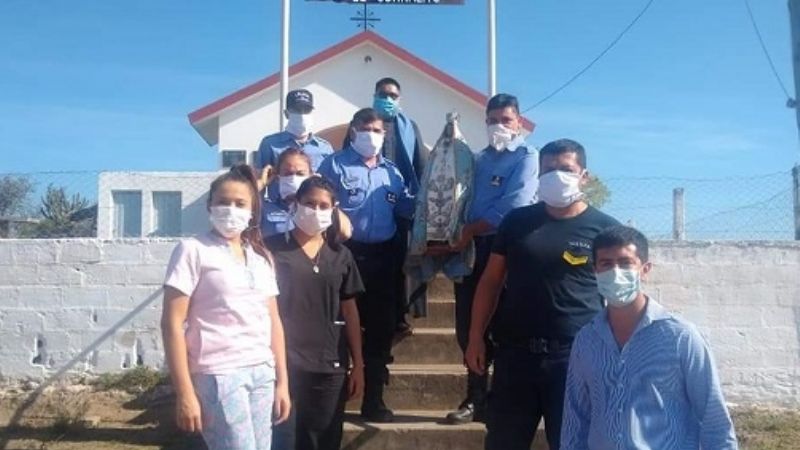 La Madre del Valle visita localidades del interior