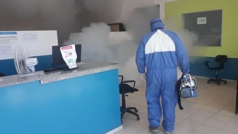 Desinfecciones en la ciudad