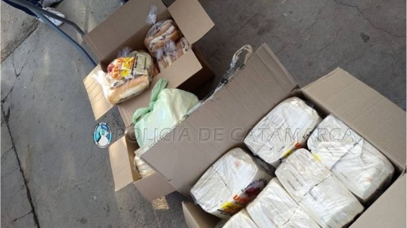 Secuestran sandwichs de miga y latas de cervezas