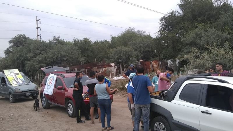 Gesto solidario en la Fiesta de la Virgen