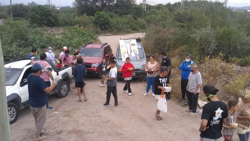 Gesto solidario en la Fiesta de la Virgen