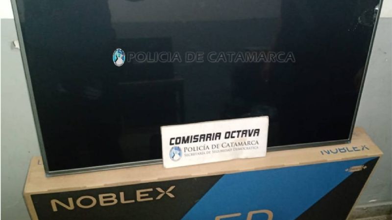 Secuestran un televisor de dudosa procedencia