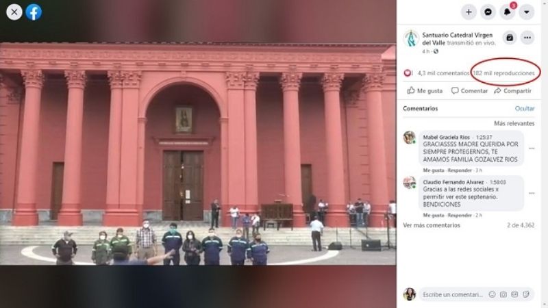 Los números digitales que dejaron las festividades marianas