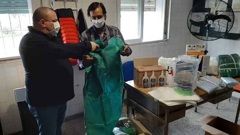 El hospital "Dr. Liborio Forte" recibió insumos