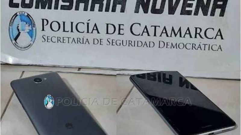 Atrapan a dos arrebatadores que le robaron el celular a una mujer