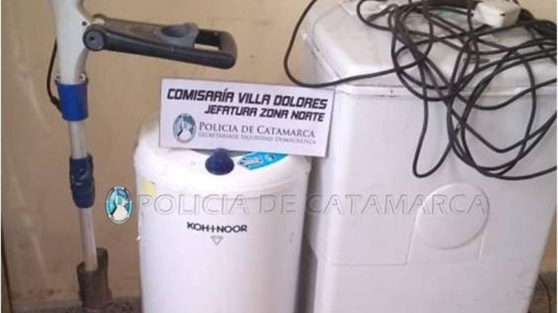 Encuentran varios elementos robados escondidos en un descampado