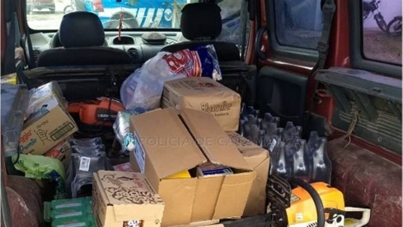 Capayán: secuestran cajas de vino, huevos, fiambres, y leche