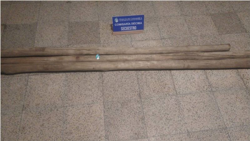 Policía atrapó a un joven que le robó maderas a su hermana