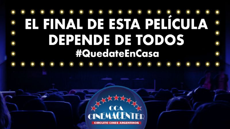 Las salas de Cinemacenter cerradas hasta el 12 de abril