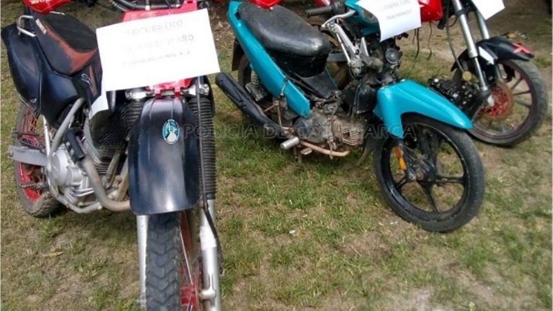 Recuperan dos motocicletas requeridas por la Justicia