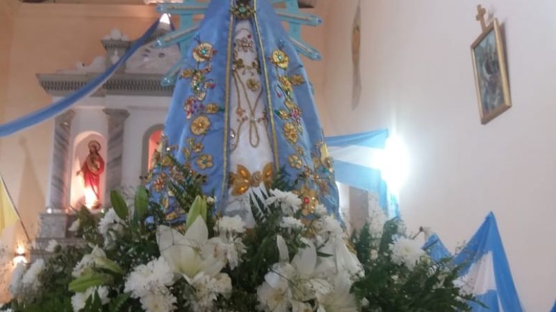Fiestas patronales en honor de la Virgen de Luján en Huillapima