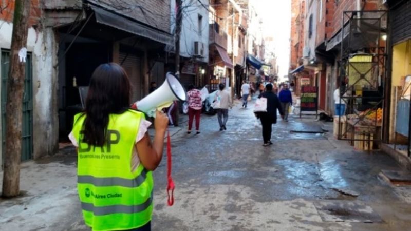 Preocupación por el avance del coronavirus en las villas porteñas