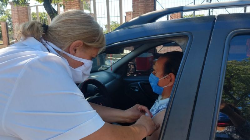 Se aplicaron más de 700 antigripales en cuatro puntos de la ciudad