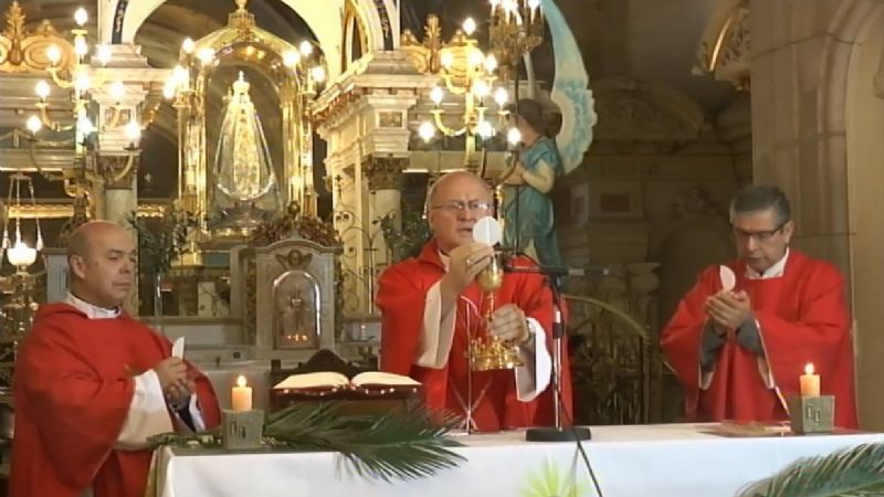 Domingo de Ramos a los pies de la Madre del Valle