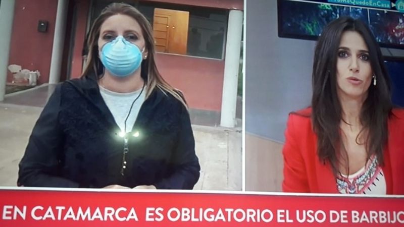 Movil de TN “varado” en San Martín