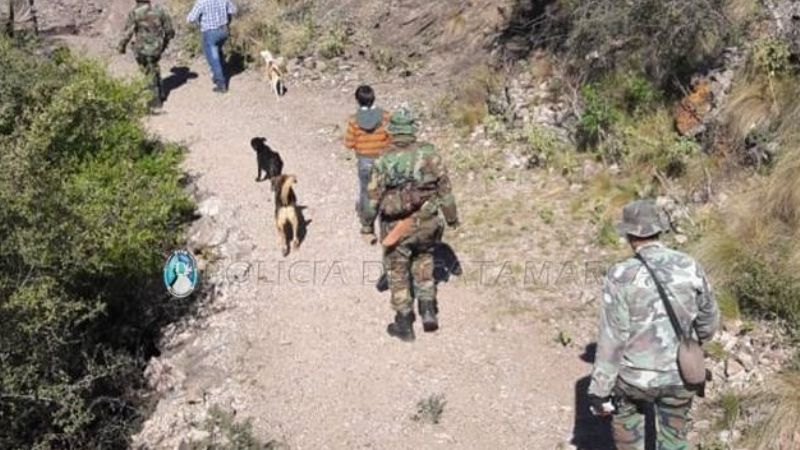 Encuentran a un niño que era intensamente buscado en Ancasti