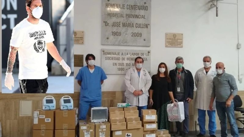 Importante donación de Messi a la Fundación Garrahan