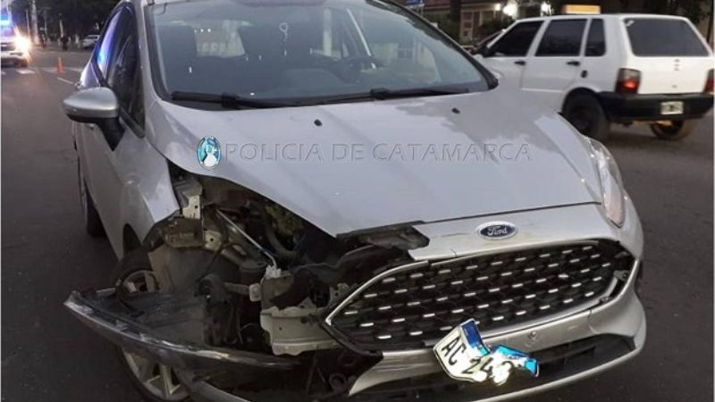 Colisión en avenida Presidente Castillo