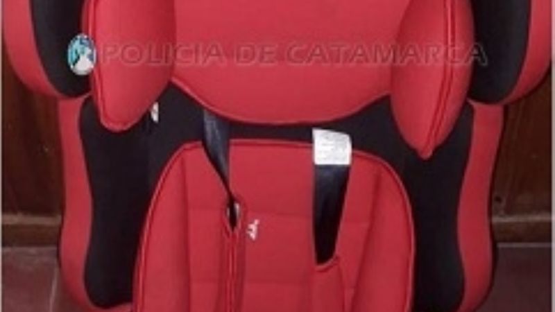 Aprehenden a un joven y recuperan una silla para bebé