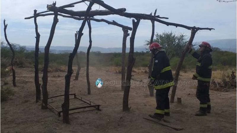 Policías desalojaron a usurpadores en Valle Viejo y en la Capital