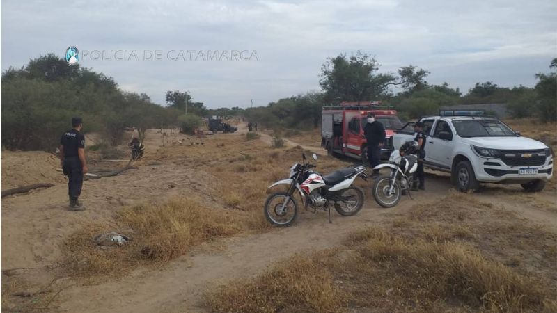 Policías desalojaron a usurpadores en Valle Viejo y en la Capital