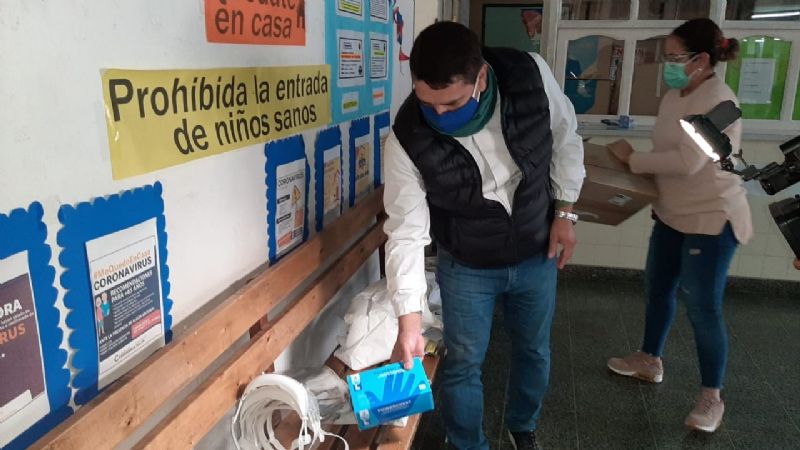 El hospital de Santa María recibió elementos de bioseguridad