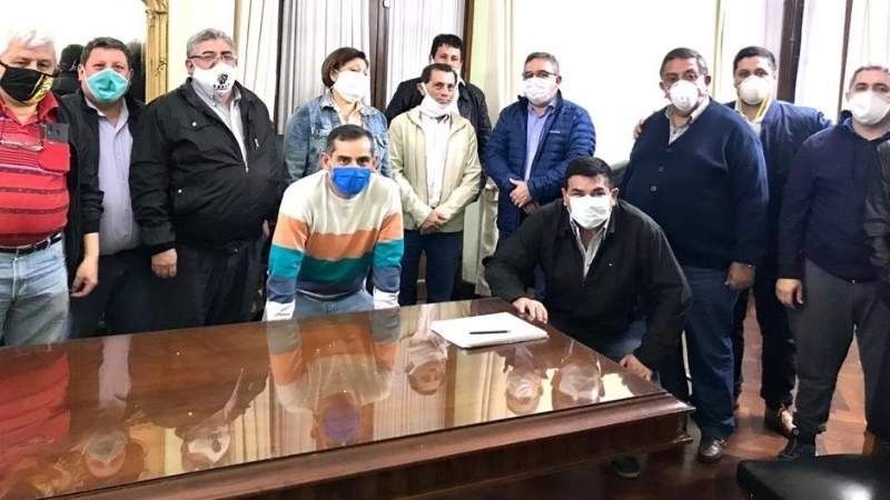 Proyecto sobre registración de recibos de la CGT Azul y Blanca