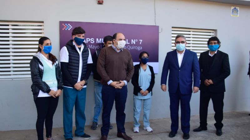 Gustavo inauguró la remodelada “Posta Primero de Mayo”