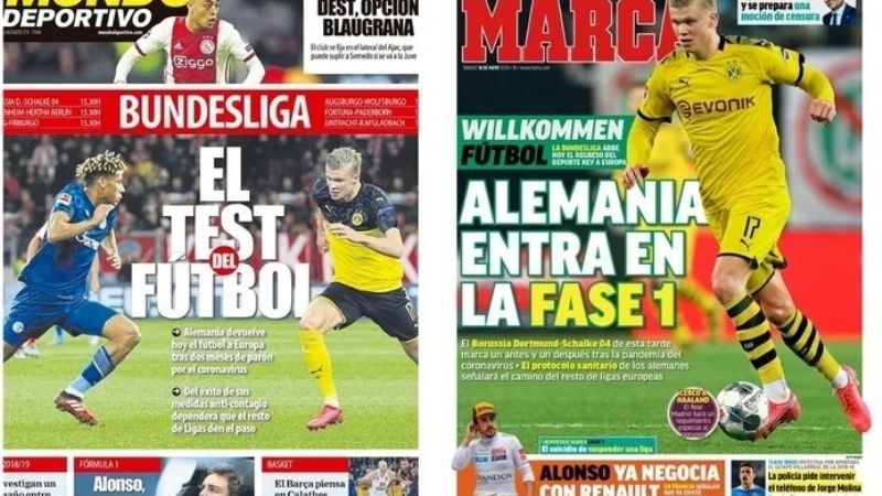 Varios argentinos en la vuelta del fútbol en Alemania