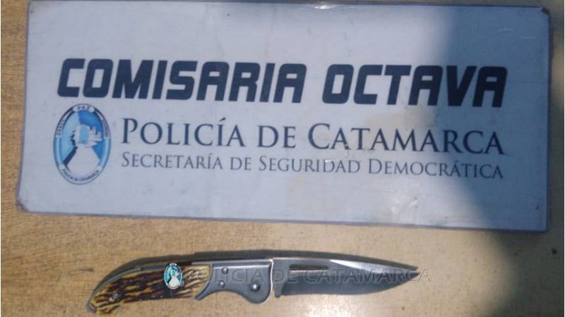 Jóvenes detenidos: uno sacó una navaja y quiso agredir a un policía