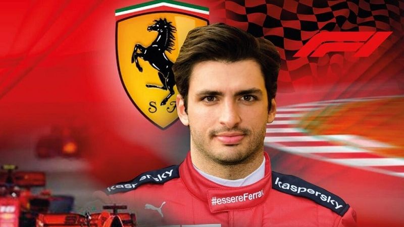 El español Carlos Sainz Jr., nuevo piloto de Ferrari