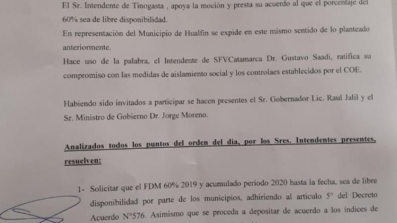 Intendentes cedieron la administración de las regalías