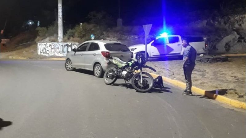 Choque en la Quebrara de Moreira