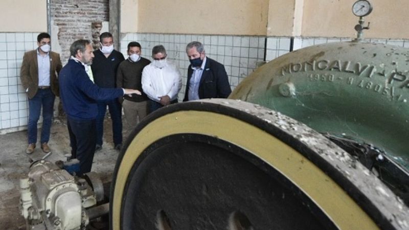 Jalil recorrió obras en FME y Valle Viejo