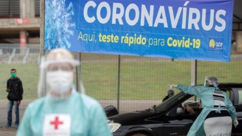 Brasil quedó tercero: hay más de 250 mil casos de coronavirus