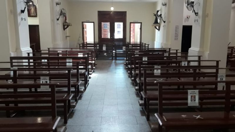 Reabren las puertas del Santuario de San Roque en La Chacarita