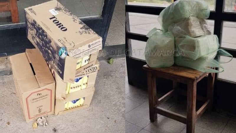 Llevaba en la camioneta cajas de vino y sándwiches