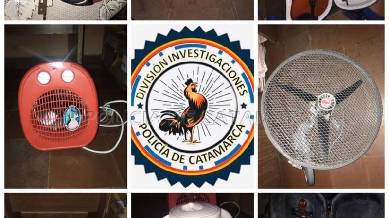 Recuperan elementos robados en una escuela de Villa Cubas